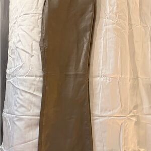 Stylish Boot Cut Flare Pants - Brown